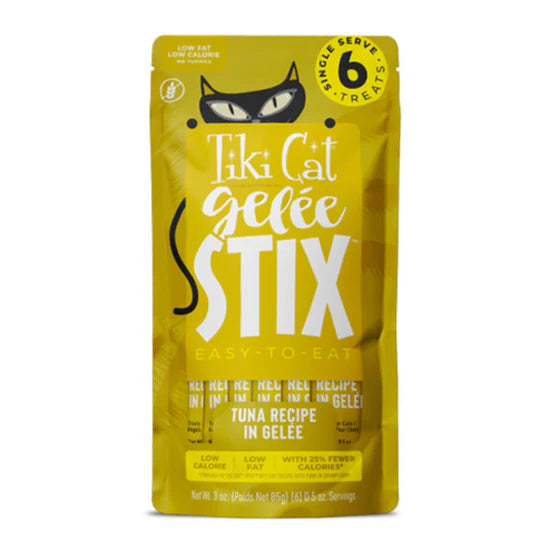 【Tiki Cat】 Gelée Stix® Cat Treat - Tuna Recipe 3oz