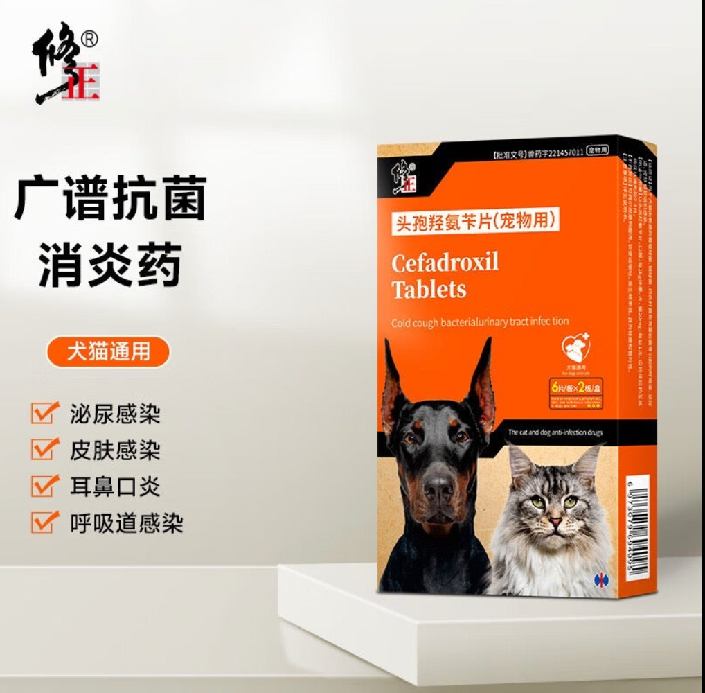 【修正】头孢羟氨苄片