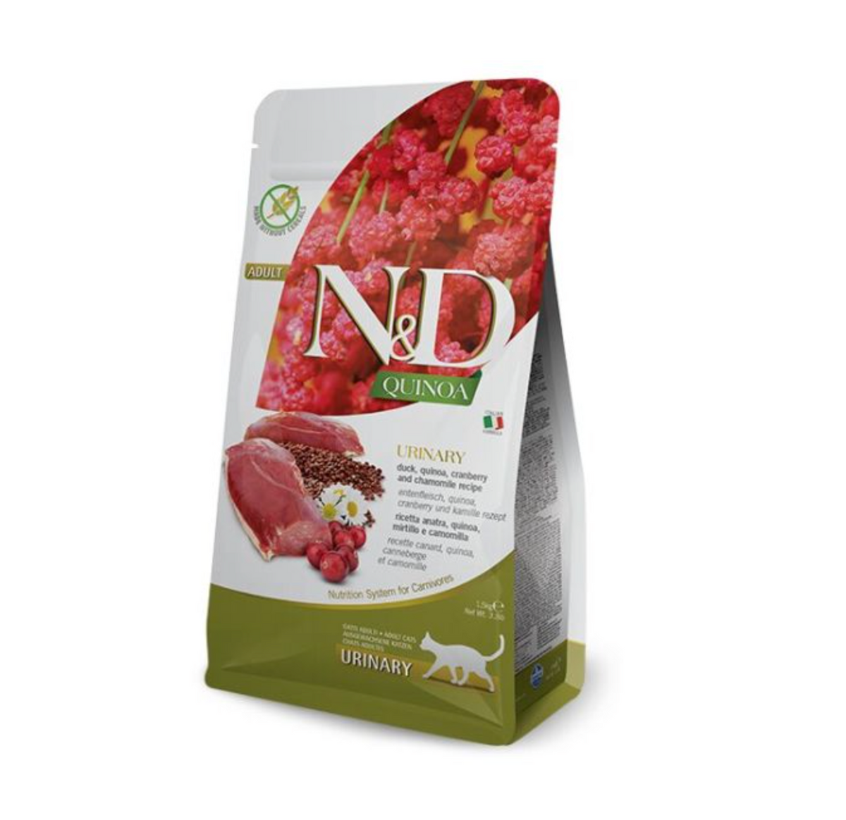【FARMINA N&D - CAT】Duck & Quinoa Urinary Dry Cat Food - 11lbs