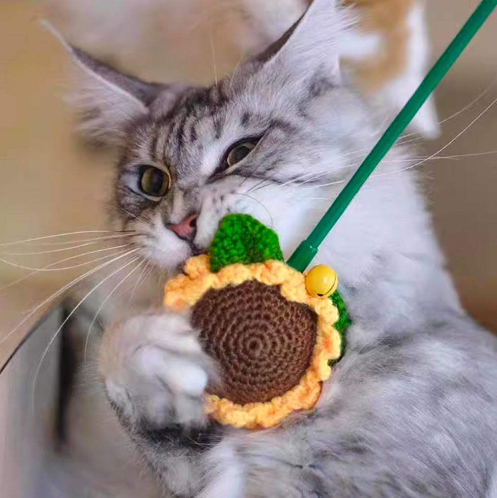 【MEOWCARD】Catnip Sunflower Cat Teaser
