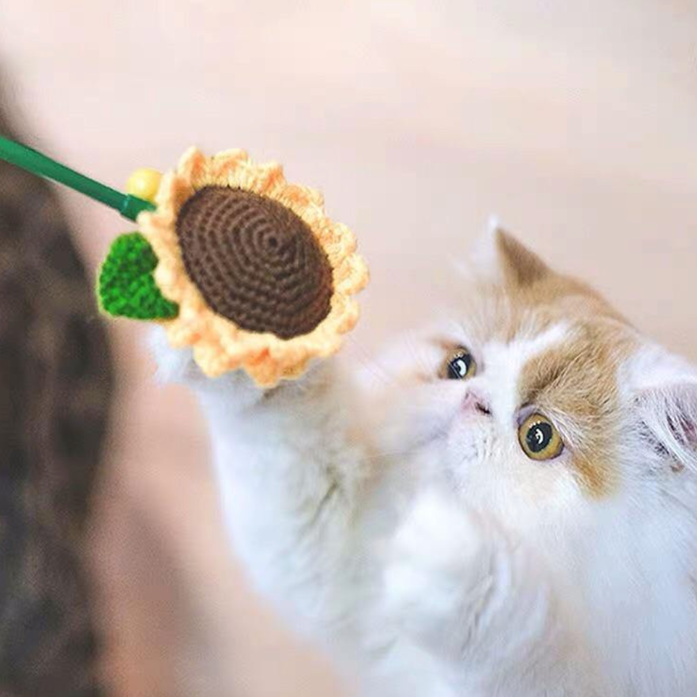 【MEOWCARD】Catnip Sunflower Cat Teaser