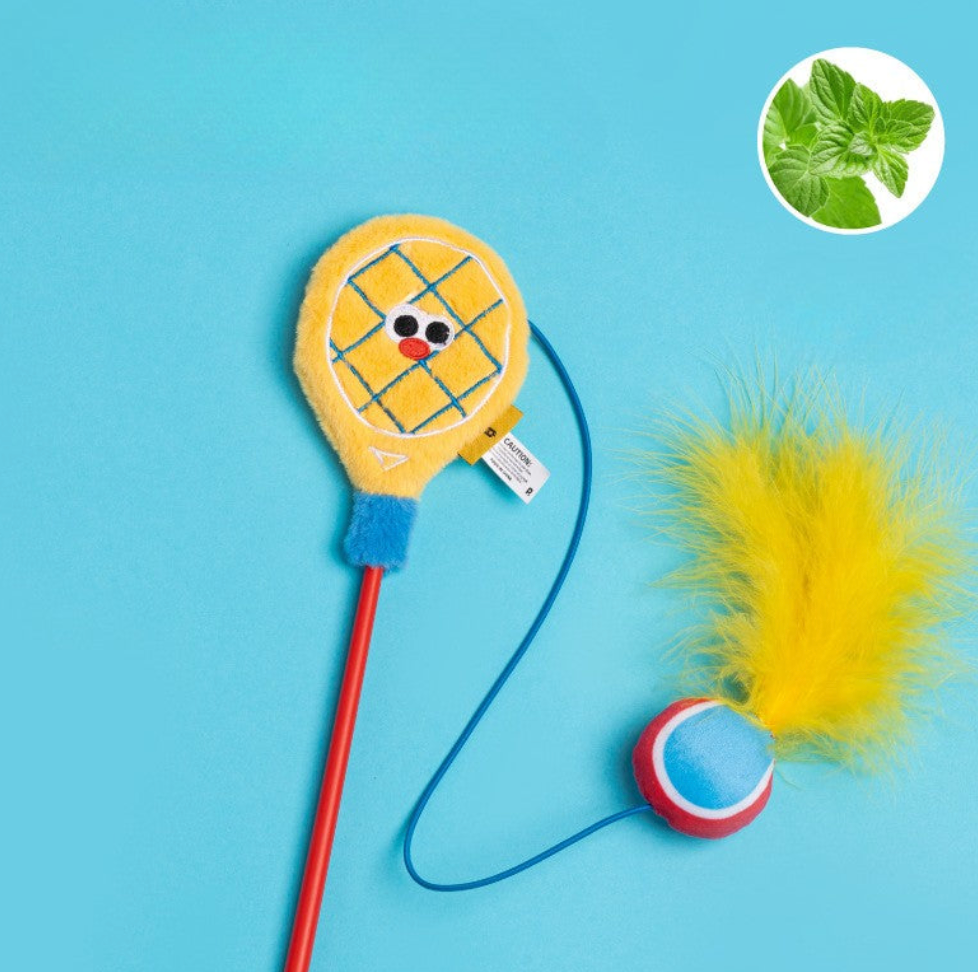 【PETSVILLE】PawSwing Cat Teaser Wand – SportsToy for Cats, Self-Play & Boredom Relief