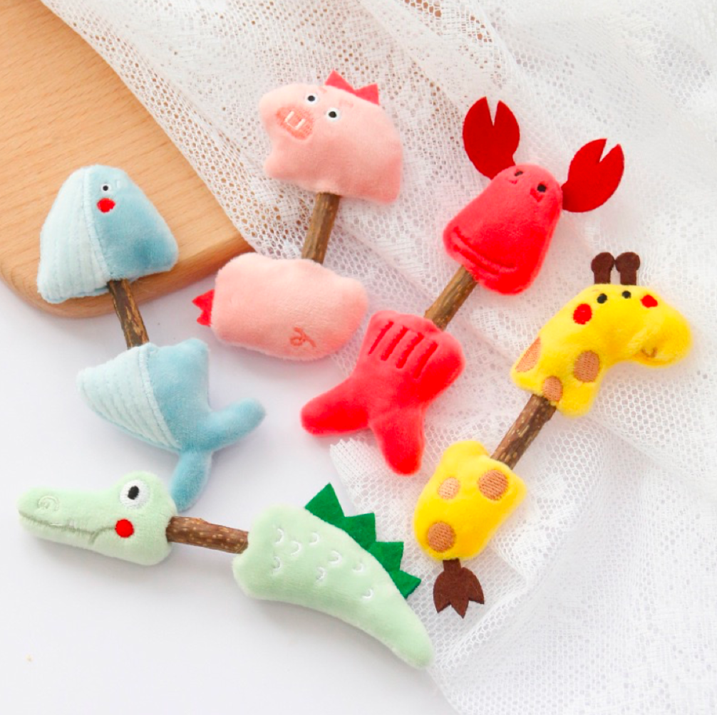 【Pawwaii】Animal Silvervine Catnip Cat Toy