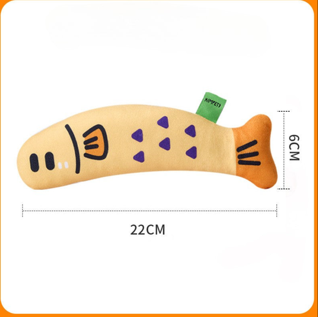 【Purrfect Play】Catnip Fish Toy for Endless Fun