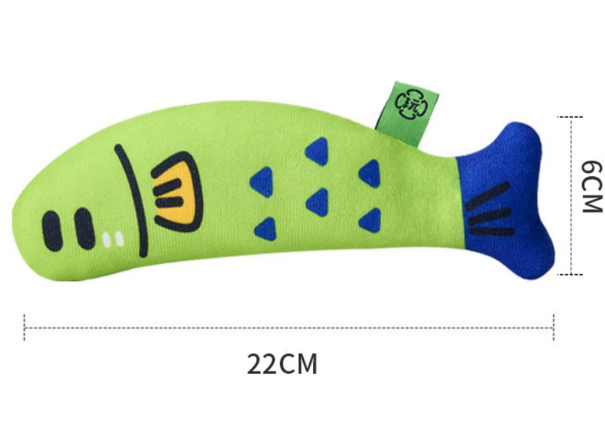 【Purrfect Play】Catnip Fish Toy for Endless Fun