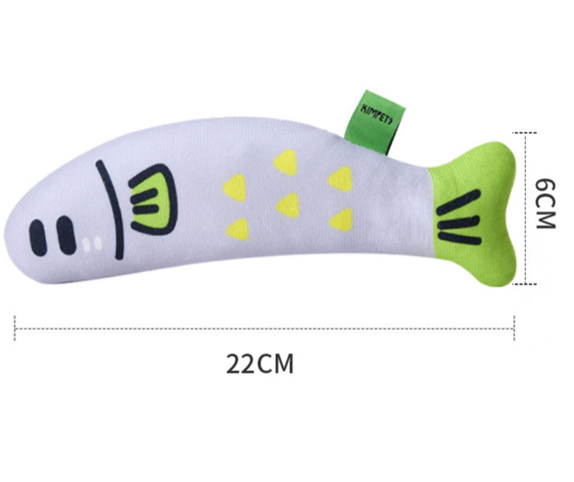 【Purrfect Play】Catnip Fish Toy for Endless Fun