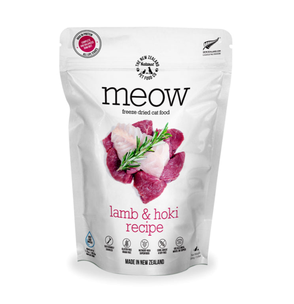 【NZPF】Meow-Freeze-Dried Cat Food - Lamb & Hoki-50g
