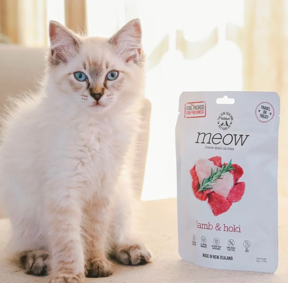 【NZPF】Meow-Freeze-Dried Cat Food - Lamb & Hoki-50g