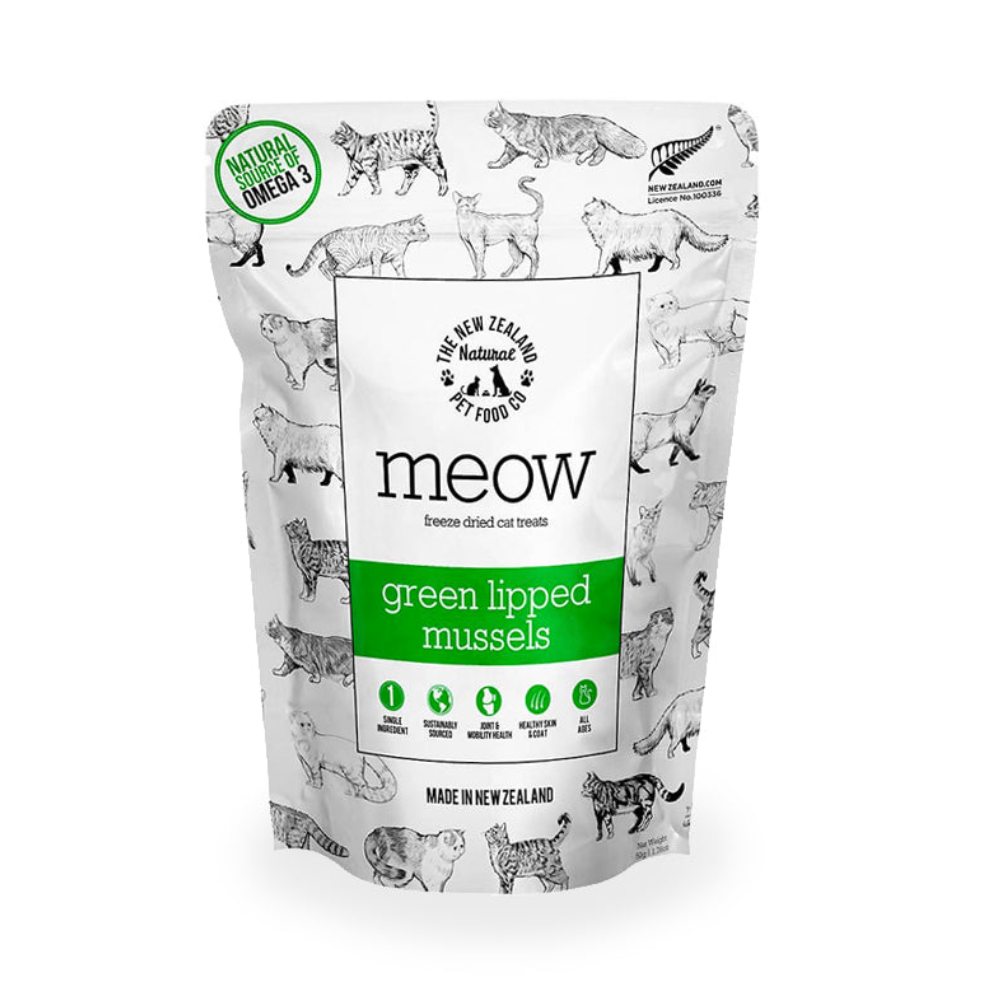 【NZPF】Meow-Freeze-Dried Cat Treat - Green Lipped Mussels-50g