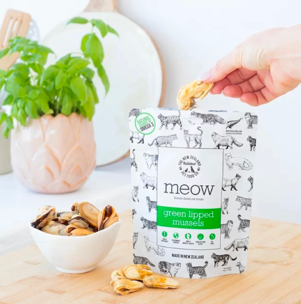 【NZPF】Meow-Freeze-Dried Cat Treat - Green Lipped Mussels-50g