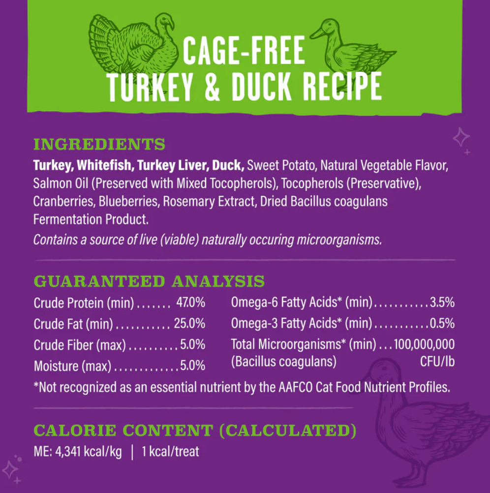 【Stella & Chewy's】Cat - Meowfulls Treats - Turkey & Duck - 1.5oz