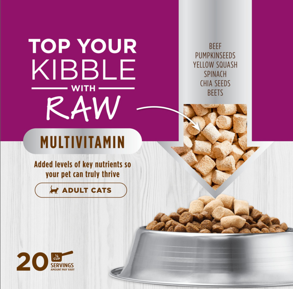 【INSTINCT】Raw Boost Mixers Multivitamin Topper for Cats 5.5oz / 156g