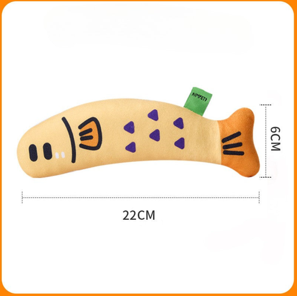 【Purrfect Play】Catnip Fish Toy for Endless Fun