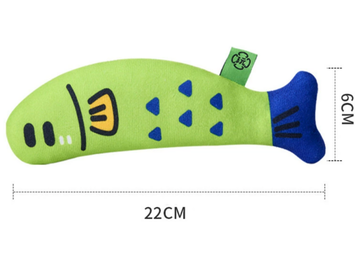 【Purrfect Play】Catnip Fish Toy for Endless Fun