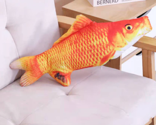 【Meow Club】Pet Cat Toy Plush Simulation Fish – Catnip Fish Toy