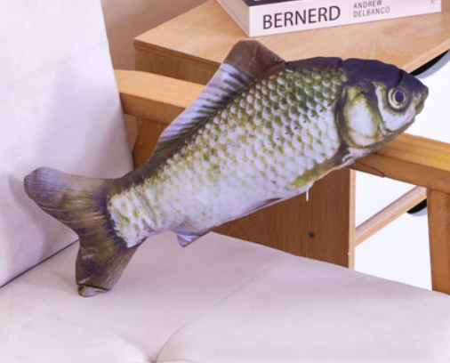 【Meow Club】Pet Cat Toy Plush Simulation Fish – Catnip Fish Toy