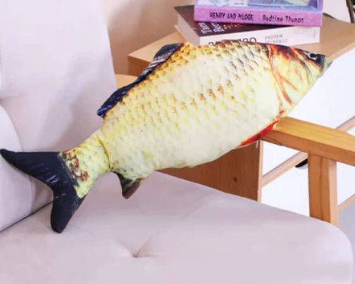 【Meow Club】Pet Cat Toy Plush Simulation Fish – Catnip Fish Toy