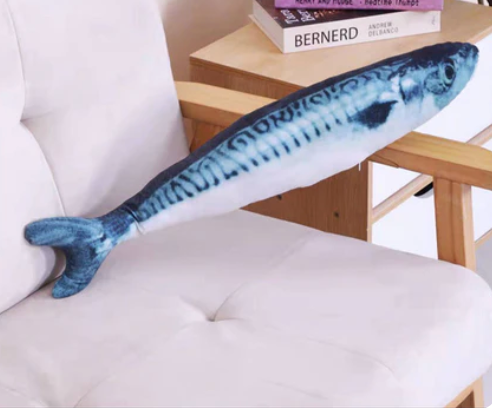 【Meow Club】Pet Cat Toy Plush Simulation Fish – Catnip Fish Toy