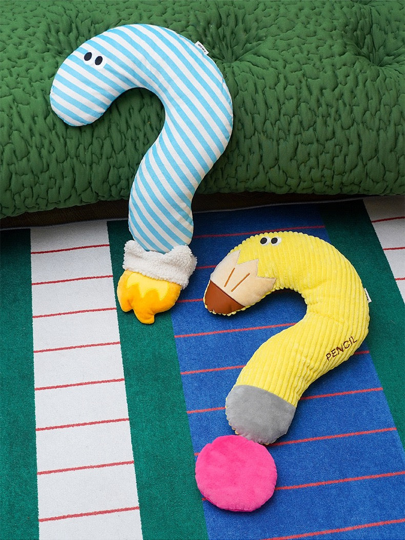 【Zeze】Question Mark Pillow Pet Toy