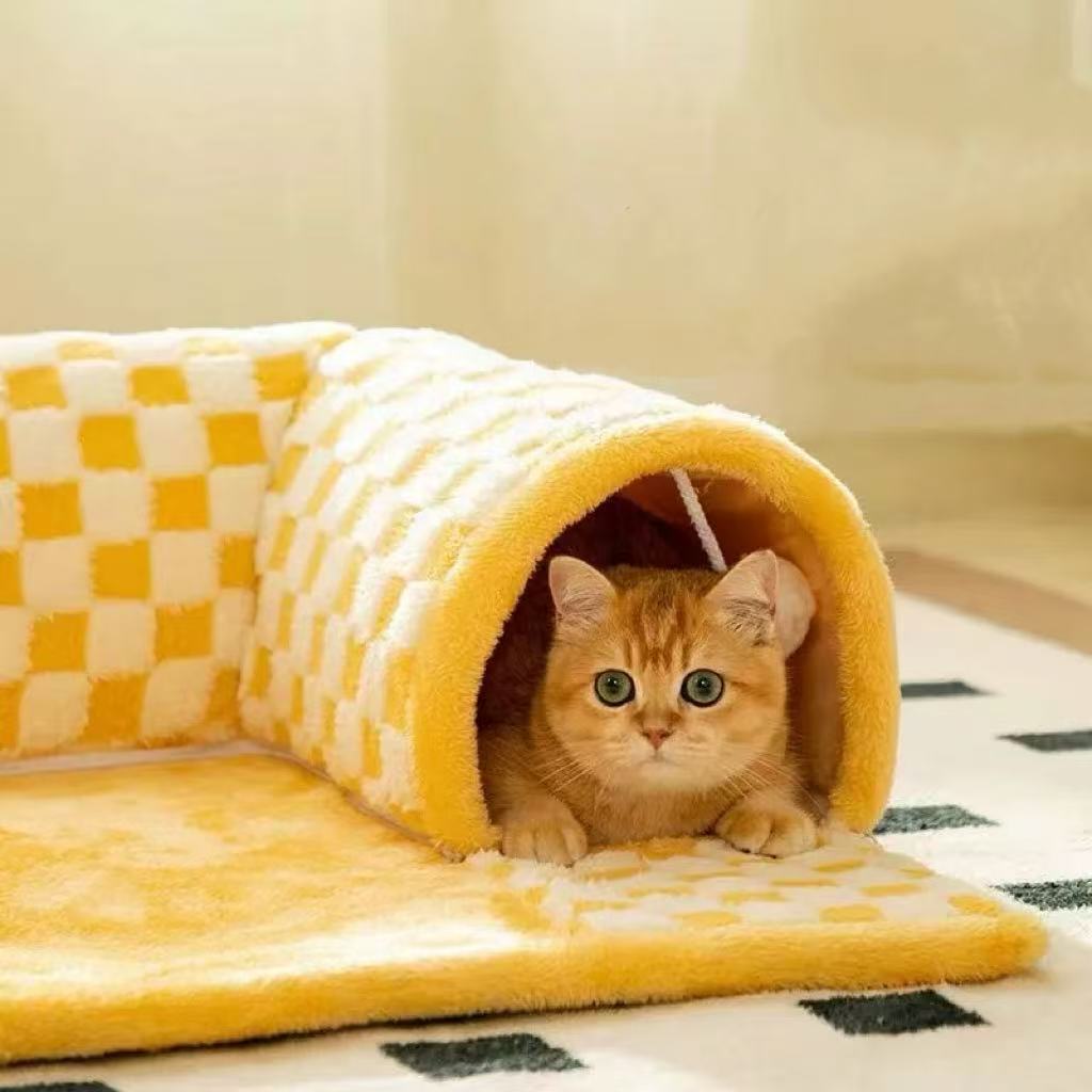 Grid Tunnel Pet Bed