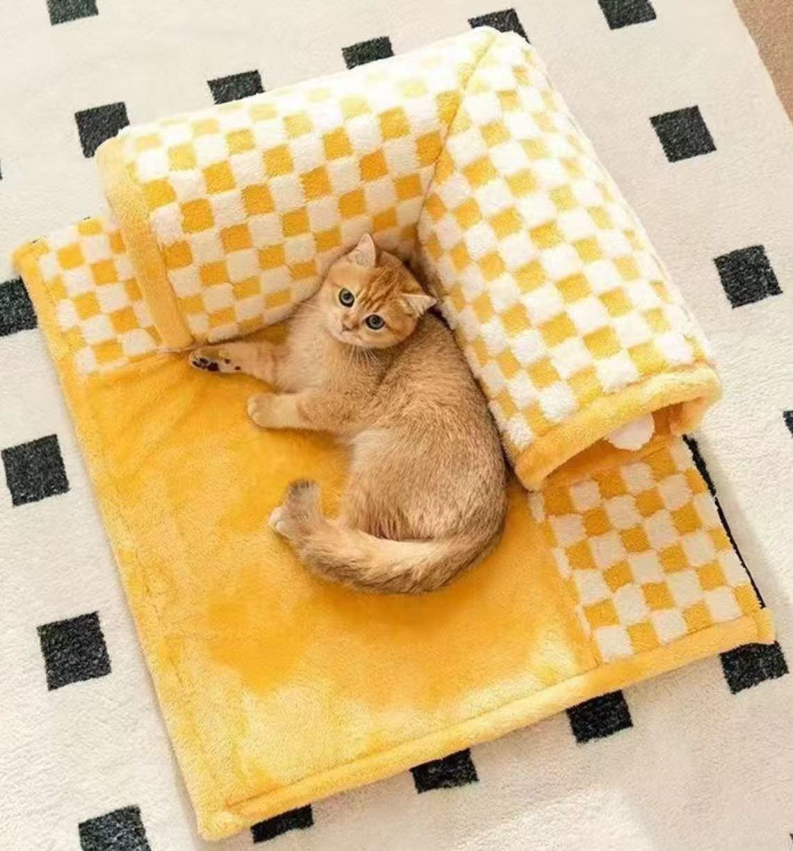 Grid Tunnel Pet Bed