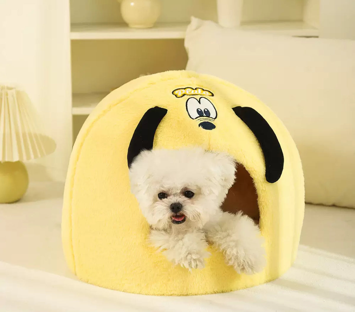 Pluto Dream! Soft Yellow Pet Bed